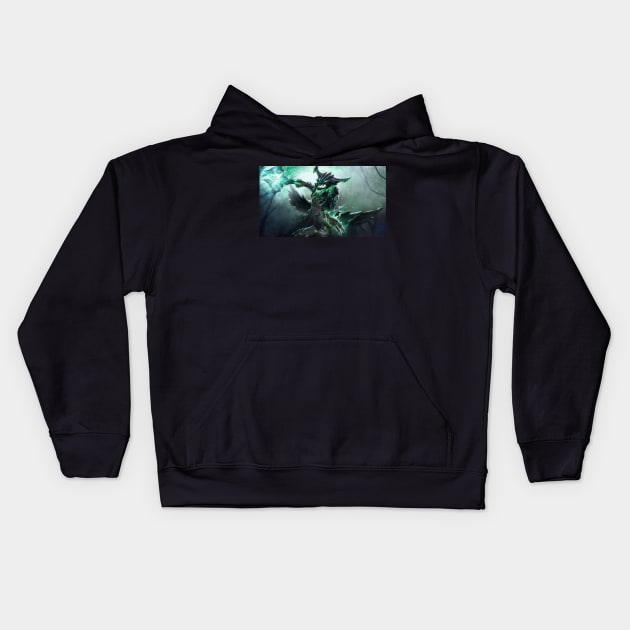 Outworld Devourer Dota - Best Selling Kids Hoodie by bayamba